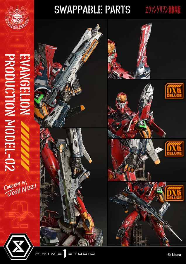 Evangelion Production Model-02 (Deluxe Bonus Version) Evangelion – Prime1Studio – ActionFigure Brasil