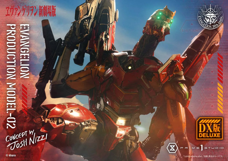Evangelion Production Model-02 (Deluxe Bonus Version) Evangelion – Prime1Studio – ActionFigure Brasil