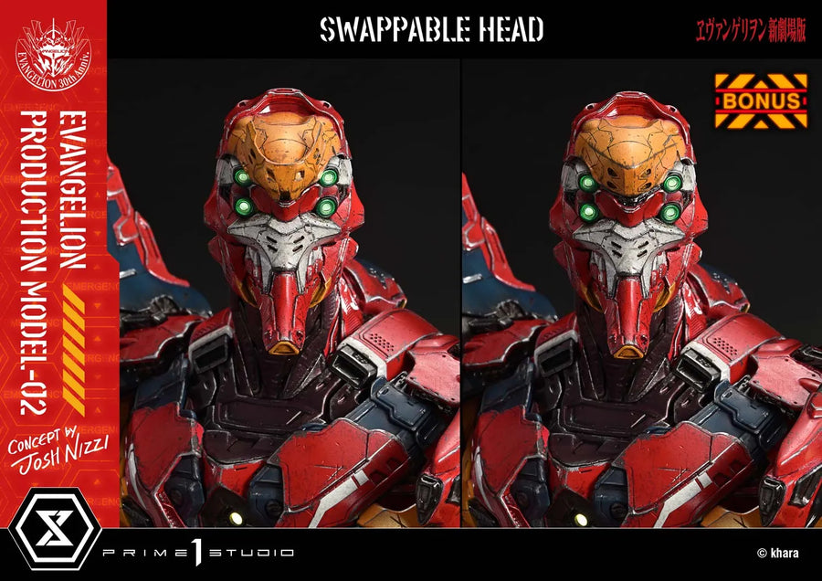 Evangelion Production Model-02 (Deluxe Bonus Version) Evangelion – Prime1Studio – ActionFigure Brasil