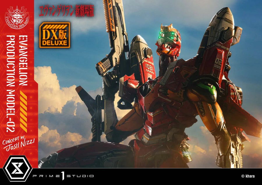 Evangelion Production Model-02 (Deluxe Bonus Version) Evangelion – Prime1Studio – ActionFigure Brasil