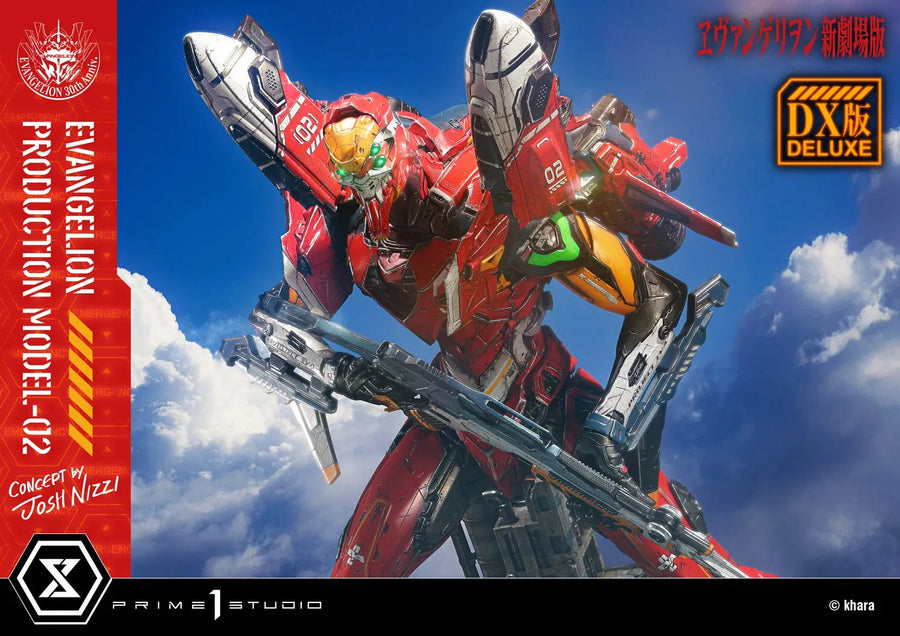 Evangelion Production Model-02 (Deluxe Bonus Version) Evangelion – Prime1Studio – ActionFigure Brasil