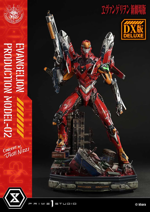 Evangelion Production Model-02 (Deluxe Bonus Version) Evangelion – Prime1Studio – ActionFigure Brasil