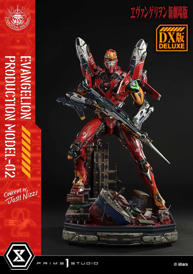 Evangelion Production Model-02 (Deluxe Bonus Version) Evangelion – Prime1Studio – ActionFigure Brasil