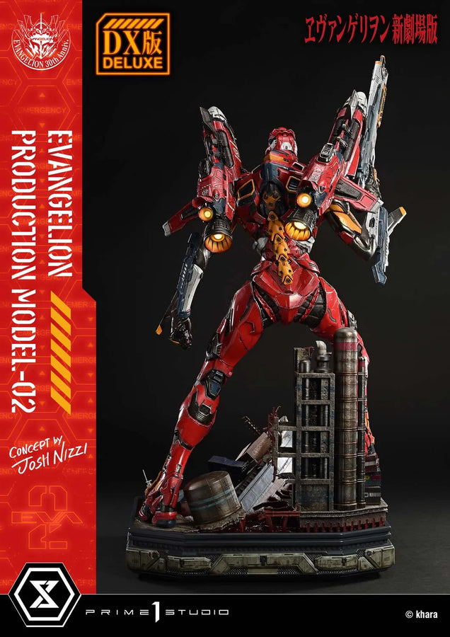 Evangelion Production Model-02 (Deluxe Bonus Version) Evangelion – Prime1Studio – ActionFigure Brasil