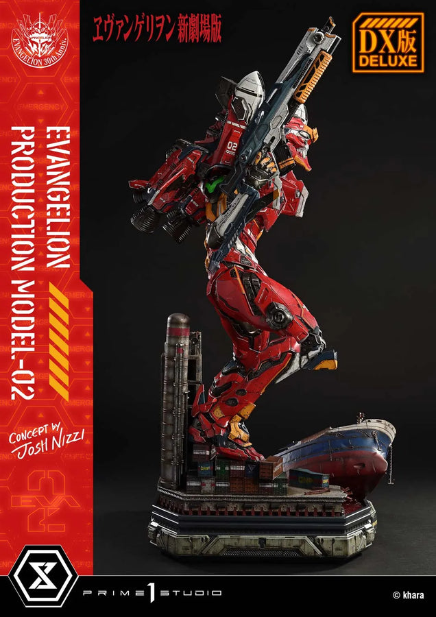Evangelion Production Model-02 (Deluxe Bonus Version) Evangelion – Prime1Studio – ActionFigure Brasil