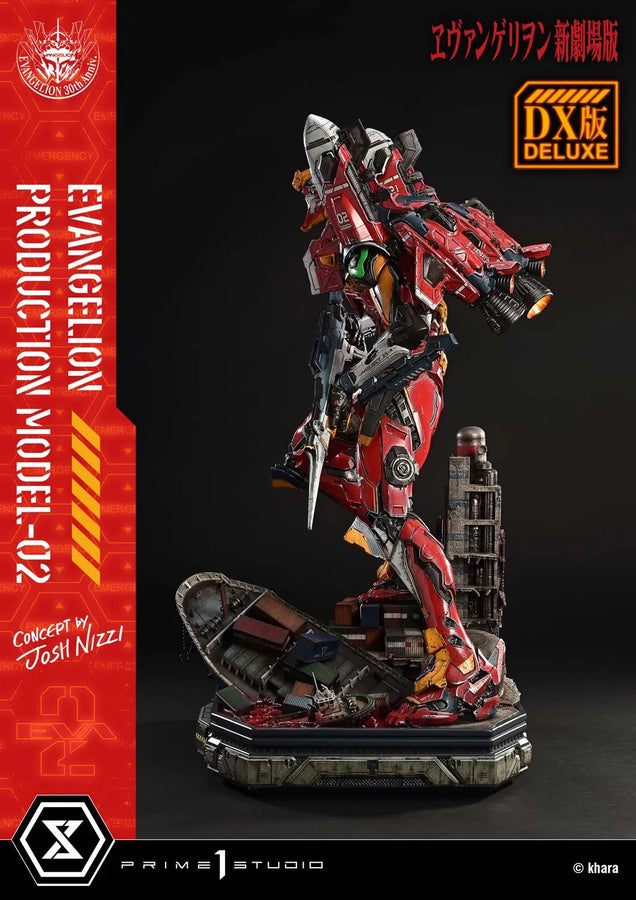 Evangelion Production Model-02 (Deluxe Bonus Version) Evangelion – Prime1Studio – ActionFigure Brasil