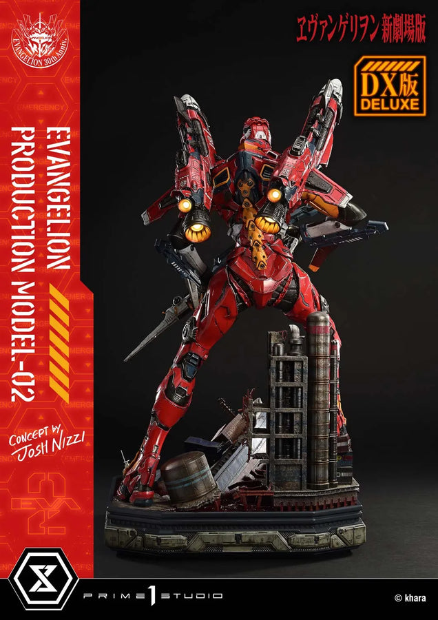 Evangelion Production Model-02 (Deluxe Bonus Version) Evangelion – Prime1Studio – ActionFigure Brasil