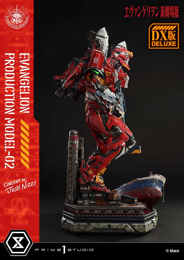 Evangelion Production Model-02 (Deluxe Bonus Version) Evangelion – Prime1Studio – ActionFigure Brasil