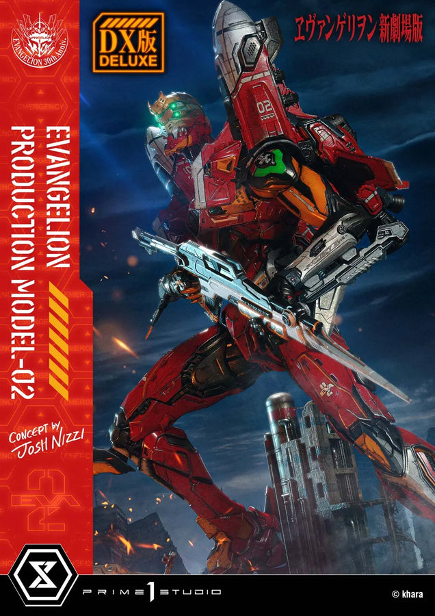 Evangelion Production Model-02 (Deluxe Bonus Version) Evangelion – Prime1Studio – ActionFigure Brasil
