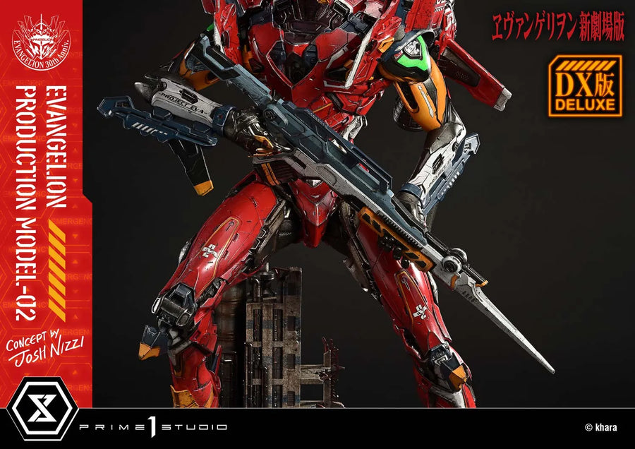 Evangelion Production Model-02 (Deluxe Bonus Version) Evangelion – Prime1Studio – ActionFigure Brasil