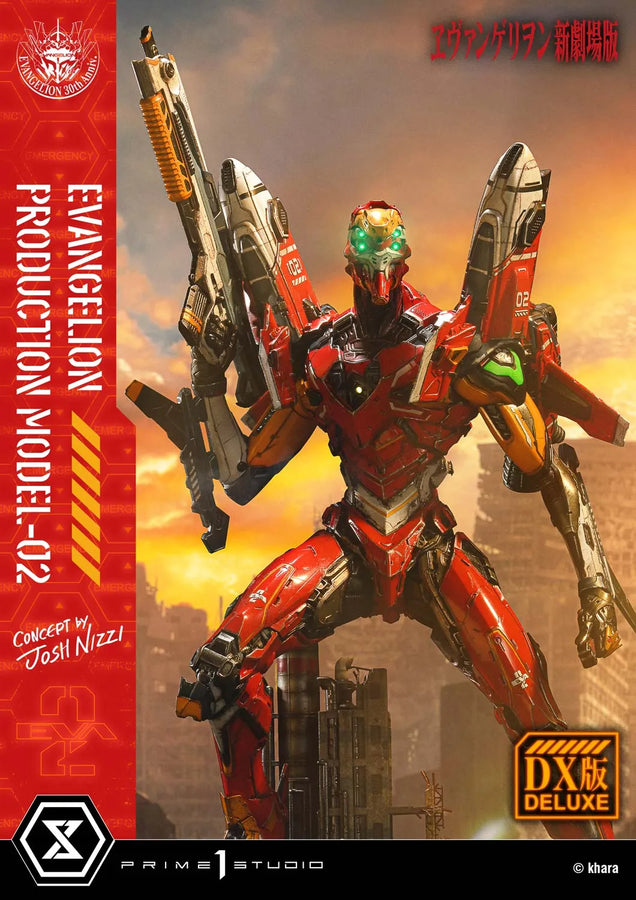 Evangelion Production Model-02 (Deluxe Bonus Version) Evangelion – Prime1Studio – ActionFigure Brasil