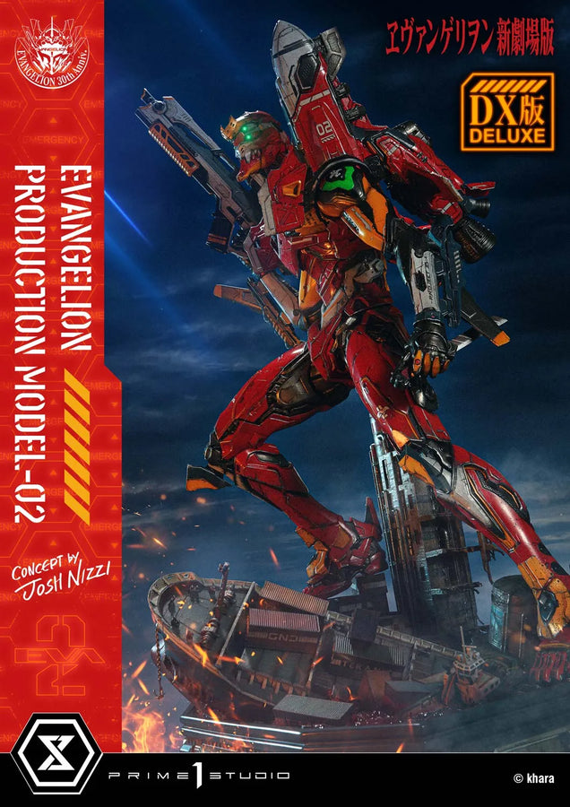 Evangelion Production Model-02 (Deluxe Bonus Version) Evangelion – Prime1Studio – ActionFigure Brasil