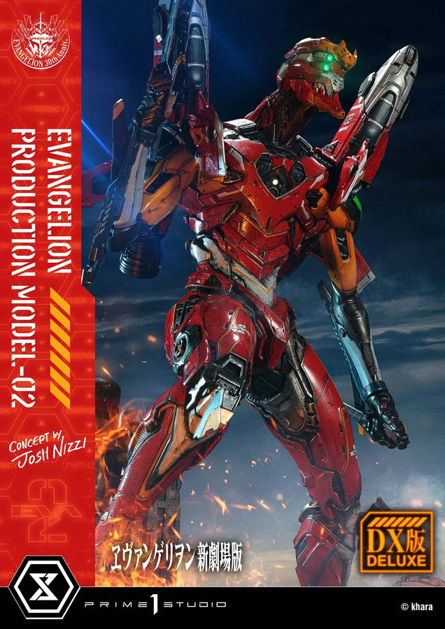 Evangelion Production Model-02 (Deluxe Bonus Version) Evangelion – Prime1Studio – ActionFigure Brasil