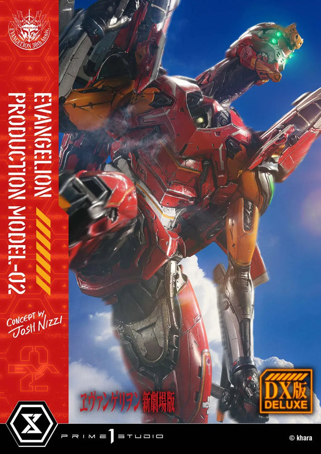 Evangelion Production Model-02 (Deluxe Bonus Version) Evangelion – Prime1Studio – ActionFigure Brasil