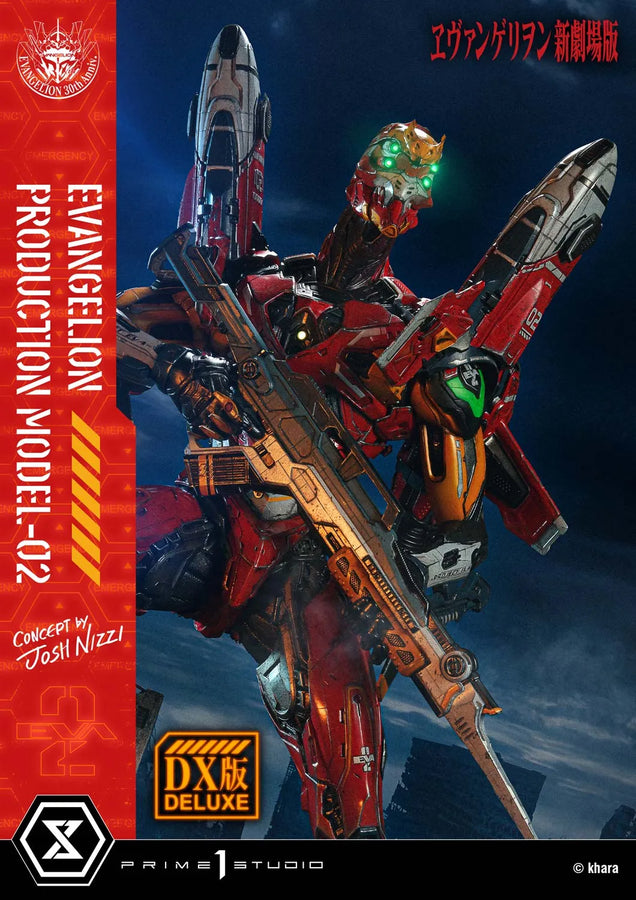 Evangelion Production Model-02 (Deluxe Bonus Version) Evangelion – Prime1Studio – ActionFigure Brasil