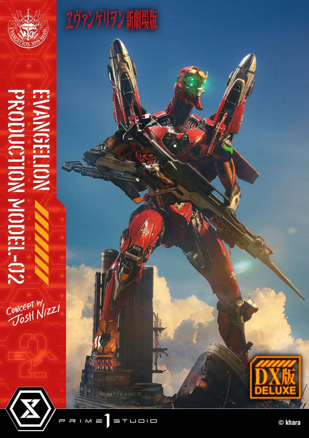Evangelion Production Model-02 (Deluxe Bonus Version) Evangelion – Prime1Studio – ActionFigure Brasil