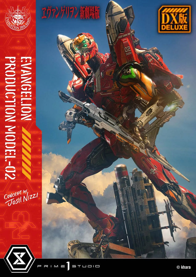 Evangelion Production Model-02 (Deluxe Bonus Version) Evangelion – Prime1Studio – ActionFigure Brasil