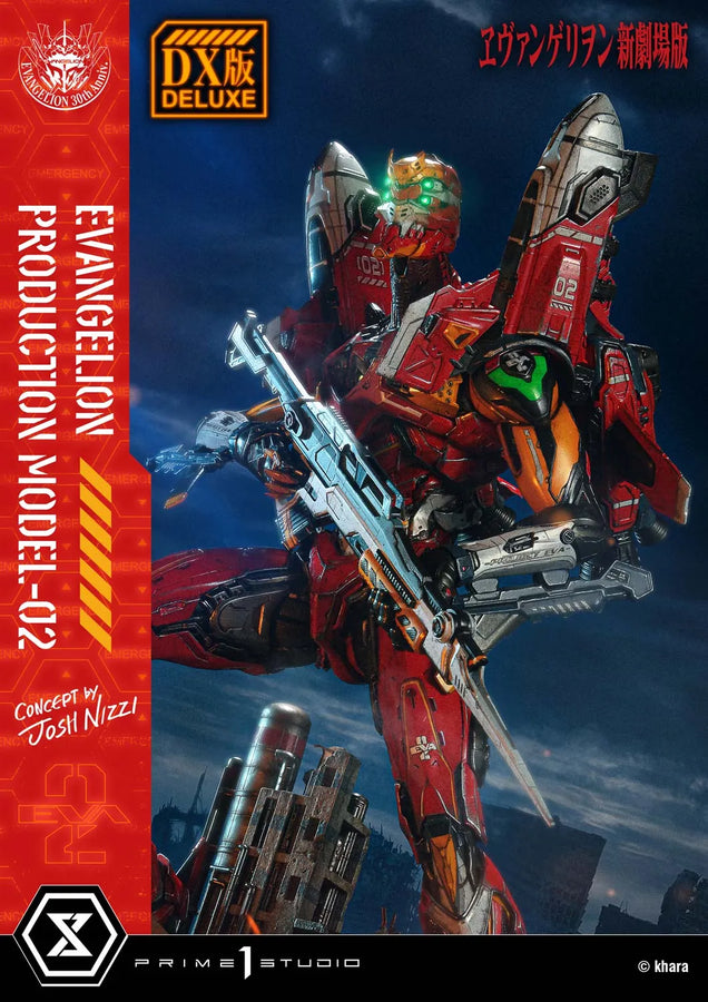 Evangelion Production Model-02 (Deluxe Bonus Version) Evangelion – Prime1Studio – ActionFigure Brasil