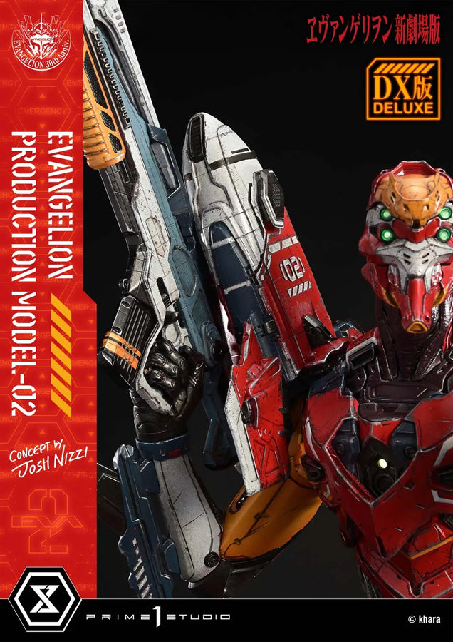 Evangelion Production Model-02 (Deluxe Bonus Version) Evangelion – Prime1Studio – ActionFigure Brasil