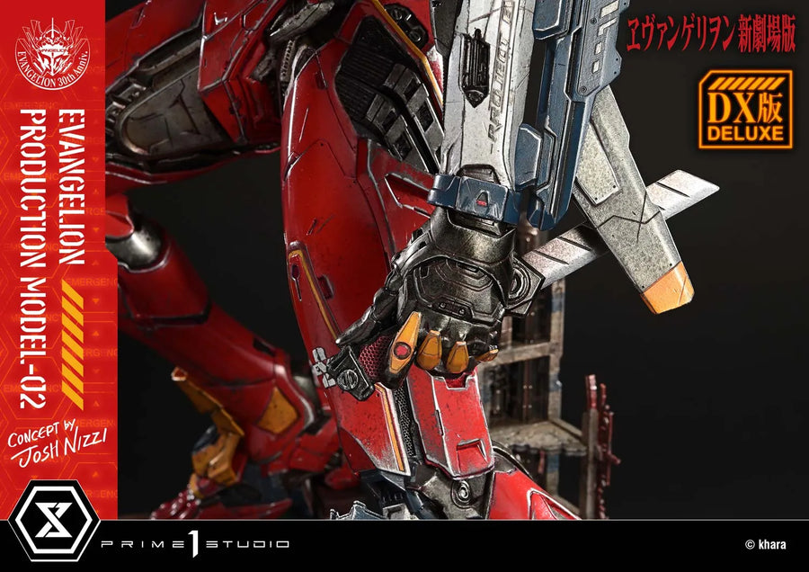 Evangelion Production Model-02 (Deluxe Bonus Version) Evangelion – Prime1Studio – ActionFigure Brasil