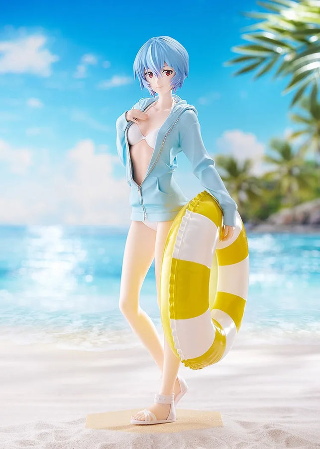 Evangelion Shin Gekijouban - Ayanami Rei - Beach Queens - Pop Up Parade - L (Good Smile Company) [Shop Exclusive]ㅤ – Good Smile Company – ActionFigure Brasil
