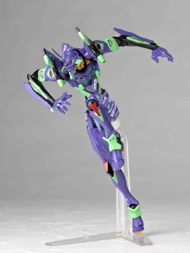 Evangelion Shin Gekijouban - EVA-01 - Revoltech - 100EX - Eva Racing 2012/ Evangelion RT EVA-01 Apple Shiden (Kaiyodo)ㅤ – Kaiyodo – ActionFigure Brasil