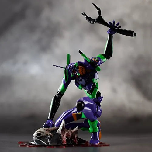 Evangelion Shin Gekijouban - EVA-01 - Sachiel - Evangelion Evolution EV-001 - Legacy of Revoltech LR-048 - Revoltech No.100 - 2018 Re-release (Kaiyodo)ㅤ – Kaiyodo – ActionFigureBrasil