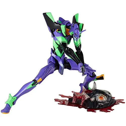 Evangelion Shin Gekijouban - EVA-01 - Sachiel - Evangelion Evolution EV-001 - Legacy of Revoltech LR-048 - Revoltech No.100 - 2018 Re-release (Kaiyodo)ㅤ – Kaiyodo – ActionFigureBrasil