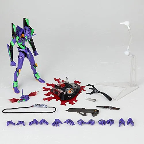 Evangelion Shin Gekijouban - EVA-01 - Sachiel - Evangelion Evolution EV-001 - Legacy of Revoltech LR-048 - Revoltech No.100 - 2018 Re-release (Kaiyodo)ㅤ – Kaiyodo As Manufacturer – ActionFigure Brasil