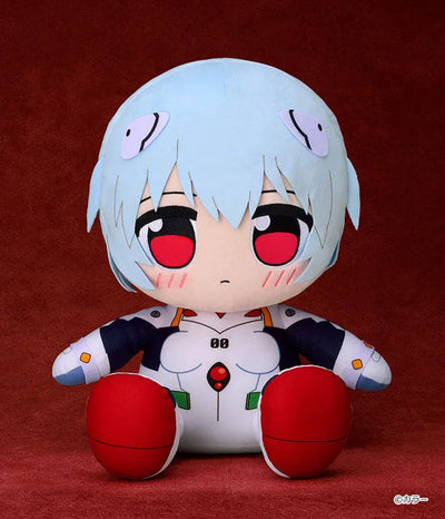 Evangelion Shin Gekijouban: Ha - Ayanami Rei - Big Nuigurumi - Kuripan (Good Smile Company)ㅤ – Good Smile Company – ActionFigure Brasil — ângulo diferente