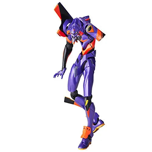 Evangelion Shin Gekijouban: Ha - EVA-01 - Evangelion Evolution EV-015 - Legacy of Revoltech LR-038 - Revoltech No.076 - Awakening ver. (Kaiyodo)ㅤ – Kaiyodo As Manufacturer – ActionFigure Brasil — ângulo diferente