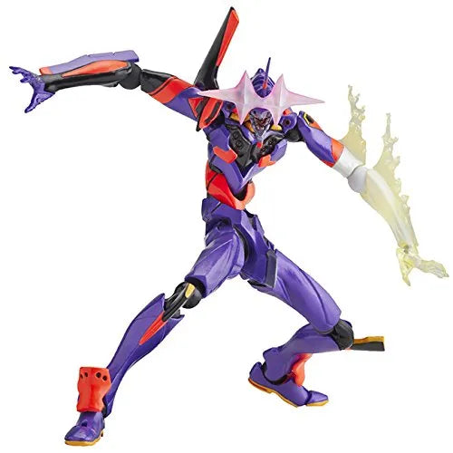 Evangelion Shin Gekijouban: Ha - EVA-01 - Evangelion Evolution EV-015 - Legacy of Revoltech LR-038 - Revoltech No.076 - Awakening ver. (Kaiyodo)ㅤ – Kaiyodo As Manufacturer – ActionFigure Brasil — ângulo diferente