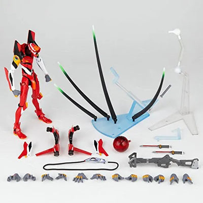 Evangelion Shin Gekijouban: Ha - EVA-02 - Evangelion Evolution EV-005 - Legacy of Revoltech LR-032 - Revoltech No.102 (Kaiyodo)ㅤ – Kaiyodo – ActionFigure Brasil — iluminação de estúdio
