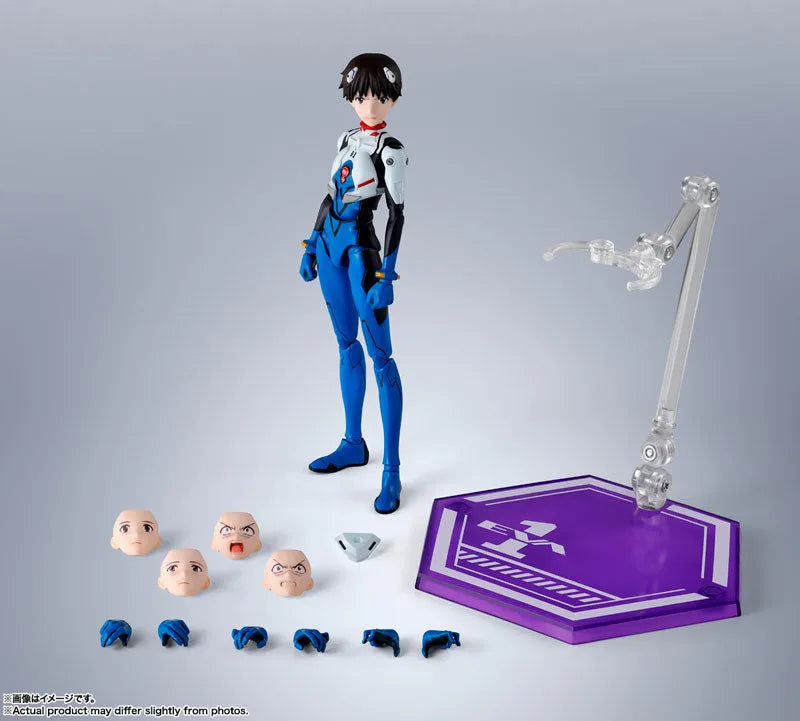 Evangelion Shin Gekijouban - Ikari Shinji - S.H.Figuarts (Bandai Spirits)ㅤ – Bandai Spirits – ActionFigureBrasil