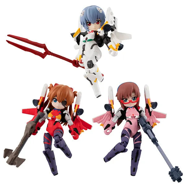 Evangelion Shin Gekijouban: Q - Ayanami Rei - Souryuu Asuka Langley - Makinami Mari Illustrious - Desktop Army Evangelion Shin Gekijouban (MegaHouse)ㅤ – MegaHouse – ActionFigure Brasil