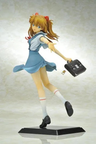 Evangelion Shin Gekijouban - Souryuu Asuka Langley - 1/6 - School Uniform ver. (Aizu Project)ㅤ – Aizu Project – ActionFigureBrasil — ângulo diferente