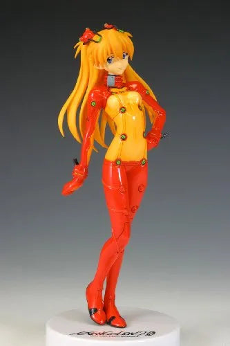Evangelion Shin Gekijouban - Souryuu Asuka Langley - Treasure Figure Collection - 1/10 - Test Plug Suit ver. (Wave)ㅤ – Wave – ActionFigure Brasil