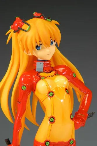 Evangelion Shin Gekijouban - Souryuu Asuka Langley - Treasure Figure Collection - 1/10 - Test Plug Suit ver. (Wave)ㅤ – Wave – ActionFigure Brasil