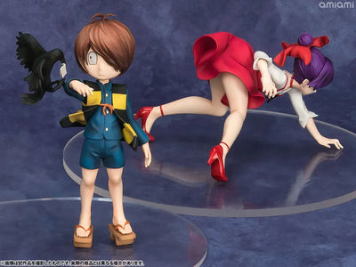 [Exclusive Sale] G.E.M. Series GeGeGe no Kitaro Kitaro & Neko Musume w/Sunekosuri Setㅤ – MegaHouse – ActionFigure Brasil — com base expositora