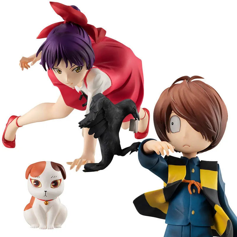 [Exclusive Sale] G.E.M. Series GeGeGe no Kitaro Kitaro & Neko Musume w/Sunekosuri Setㅤ – MegaHouse – ActionFigure Brasil