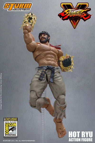 [Exclusive Sale] Street Fighter V - Action Figure: Hot Ryuㅤ – Storm Collectibles – ActionFigureBrasil — close