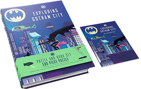 Exploring Gotham City Puzzle and Book Set – Insight Editions – ActionFigure Brasil