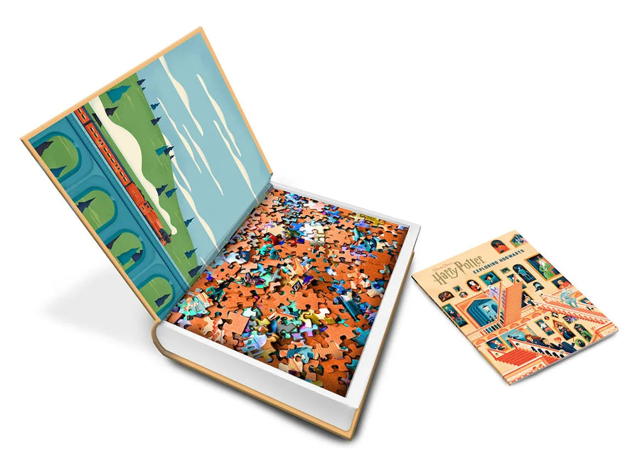 Exploring Hogwarts Puzzle and Book Set – Insight Editions – ActionFigure Brasil