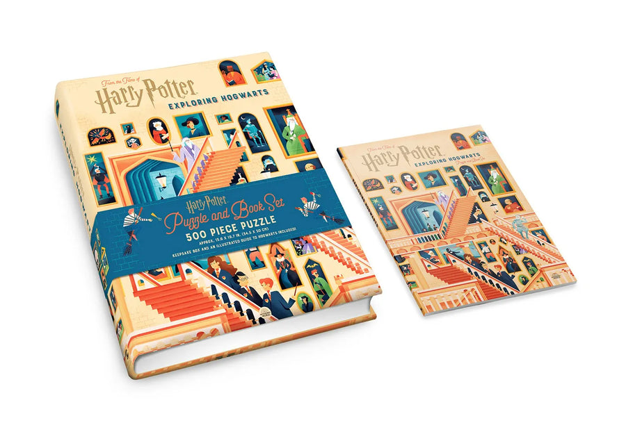 Exploring Hogwarts Puzzle and Book Set – Insight Editions – ActionFigure Brasil