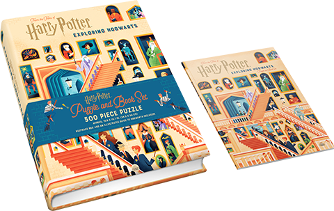 Exploring Hogwarts Puzzle and Book Set – Insight Editions – ActionFigure Brasil