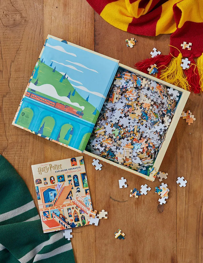 Exploring Hogwarts Puzzle and Book Set – Insight Editions – ActionFigure Brasil