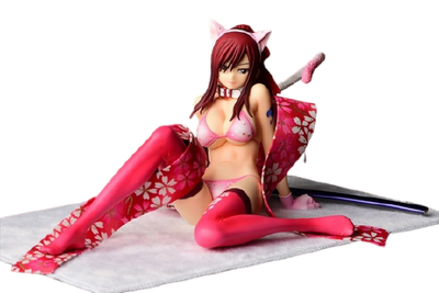 Fairy Tail - Erza Scarlet - 1/6 - Cherry Blossom Cat Gravure_Style, Sakuraneko Gravure_Style (Orca Toys)ㅤ – Orca Toys – ActionFigureBrasil
