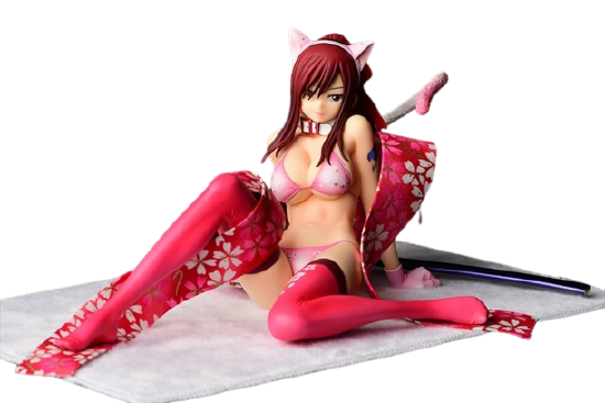 Fairy Tail - Erza Scarlet - 1/6 - Cherry Blossom Cat Gravure_Style, Sakuraneko Gravure_Style (Orca Toys)ㅤ – Orca Toys – ActionFigureBrasil