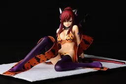 Fairy Tail - Erza Scarlet - 1/6 - Halloween Cat Gravure_Style (Orca Toys)ㅤ – Orca Toys – ActionFigureBrasil — com base expositora