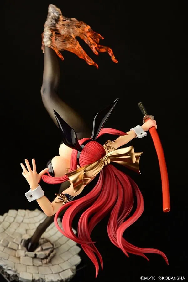 Fairy Tail - Erza Scarlet - 1/6 - High Kick Ver., Black Bunny (Orca Toys)ㅤ – Orca Toys – ActionFigure Brasil